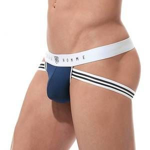 NEW GREGG HOMME men's evoke micro modal jock brief in navy